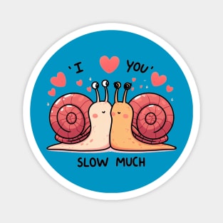 Snails in love Magnet